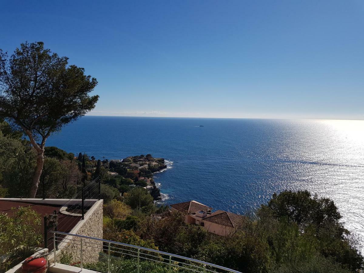 Vue Mer.Tranquilite.Cap D'Ail A 10 Mn De Monaco Cap-d’Ail Kültér fotó