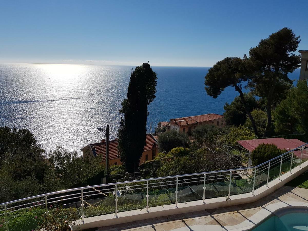 Vue Mer.Tranquilite.Cap D'Ail A 10 Mn De Monaco Cap-d’Ail Kültér fotó